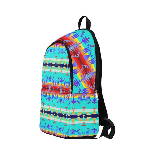 Between the Mountains Fire Fabric Backpack for Adult (Model 1659) Casual Backpack for Adult (1659) e-joyer 
