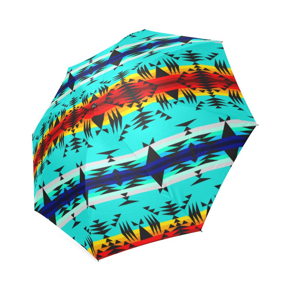 Between the Mountains Foldable Umbrella Foldable Umbrella e-joyer 