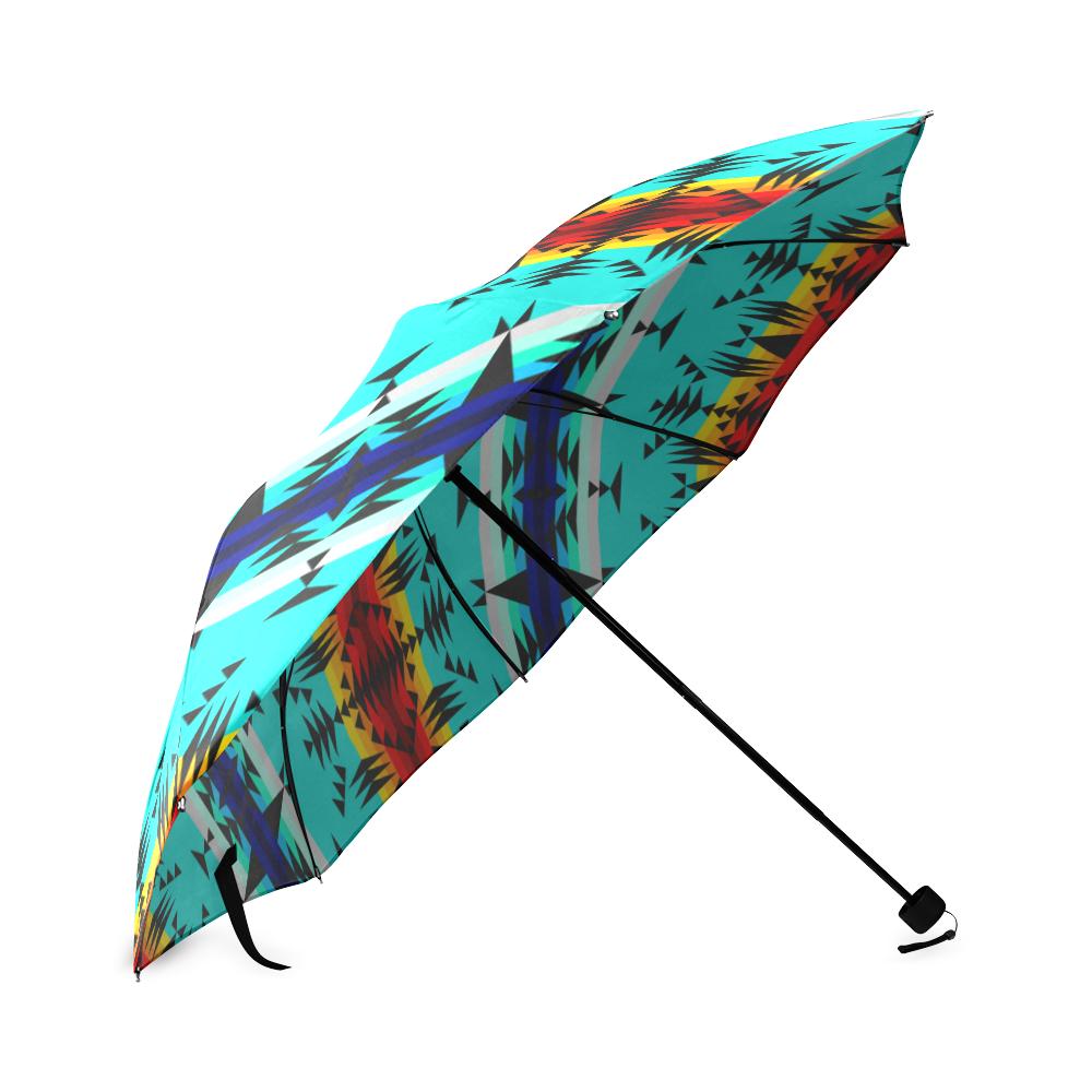 Between the Mountains Foldable Umbrella Foldable Umbrella e-joyer 