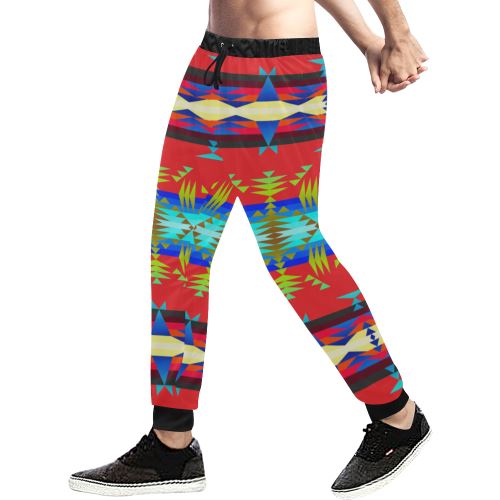 Between the Mountains Greasy Sierra Men's All Over Print Sweatpants (Model L11) Men's All Over Print Sweatpants (L11) e-joyer 