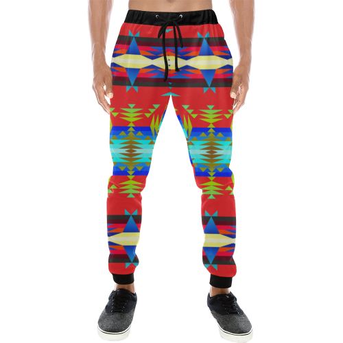 Between the Mountains Greasy Sierra Men's All Over Print Sweatpants (Model L11) Men's All Over Print Sweatpants (L11) e-joyer 