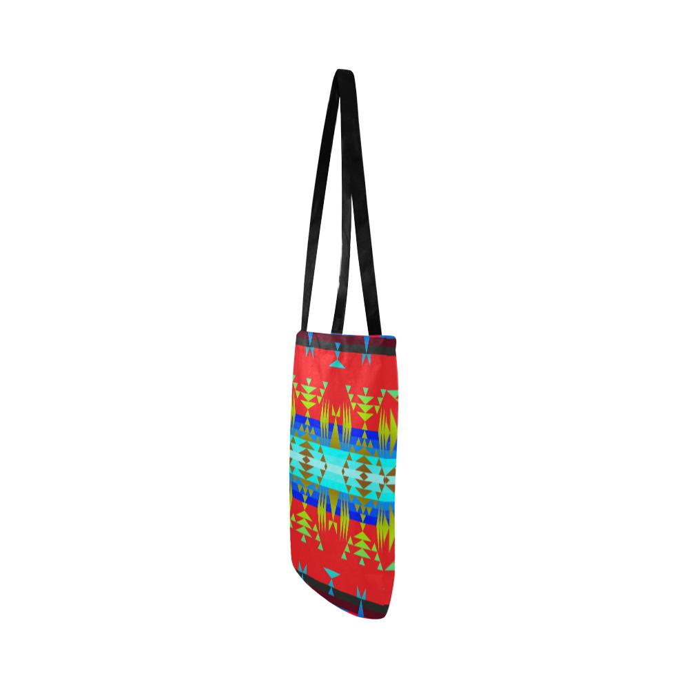 Between the Mountains Greasy Sierra Reusable Shopping Bag Model 1660 (Two sides) Shopping Tote Bag (1660) e-joyer 