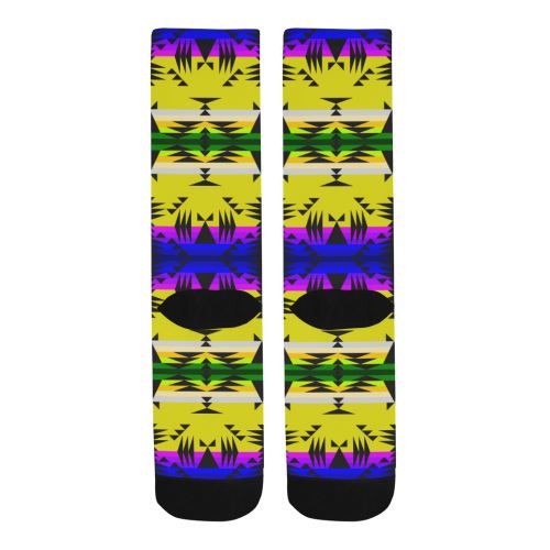 Between the Mountains Greasy Yellow Trouser Socks Socks e-joyer 