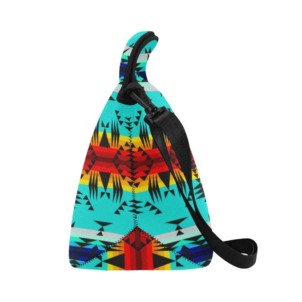 Between the Mountains Neoprene Lunch Bag/Large (Model 1669) Neoprene Lunch Bag/Large (1669) e-joyer 