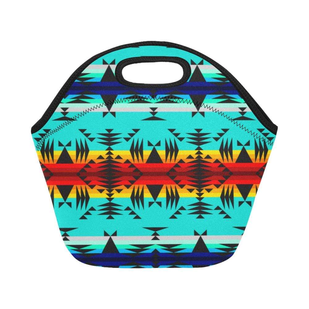 Between the Mountains Neoprene Lunch Bag/Small (Model 1669) Neoprene Lunch Bag/Small (1669) e-joyer 