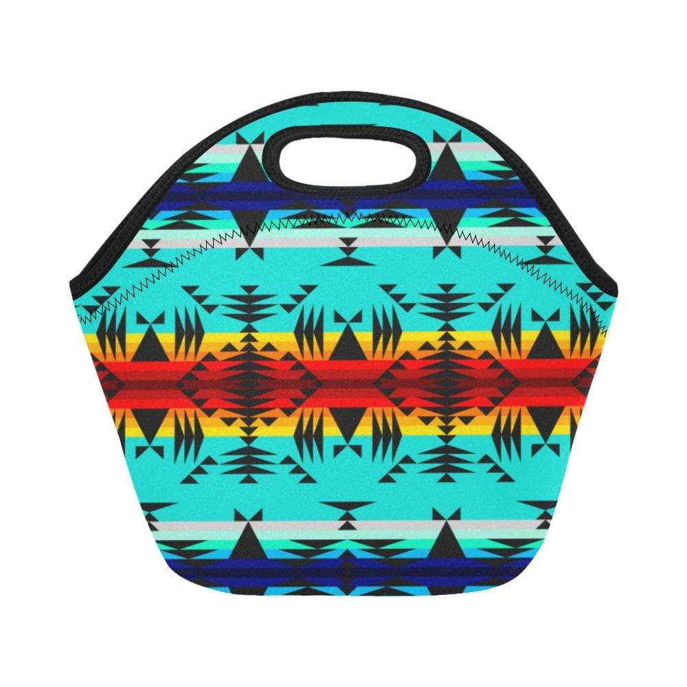 Between the Mountains Neoprene Lunch Bag/Small (Model 1669) Neoprene Lunch Bag/Small (1669) e-joyer 