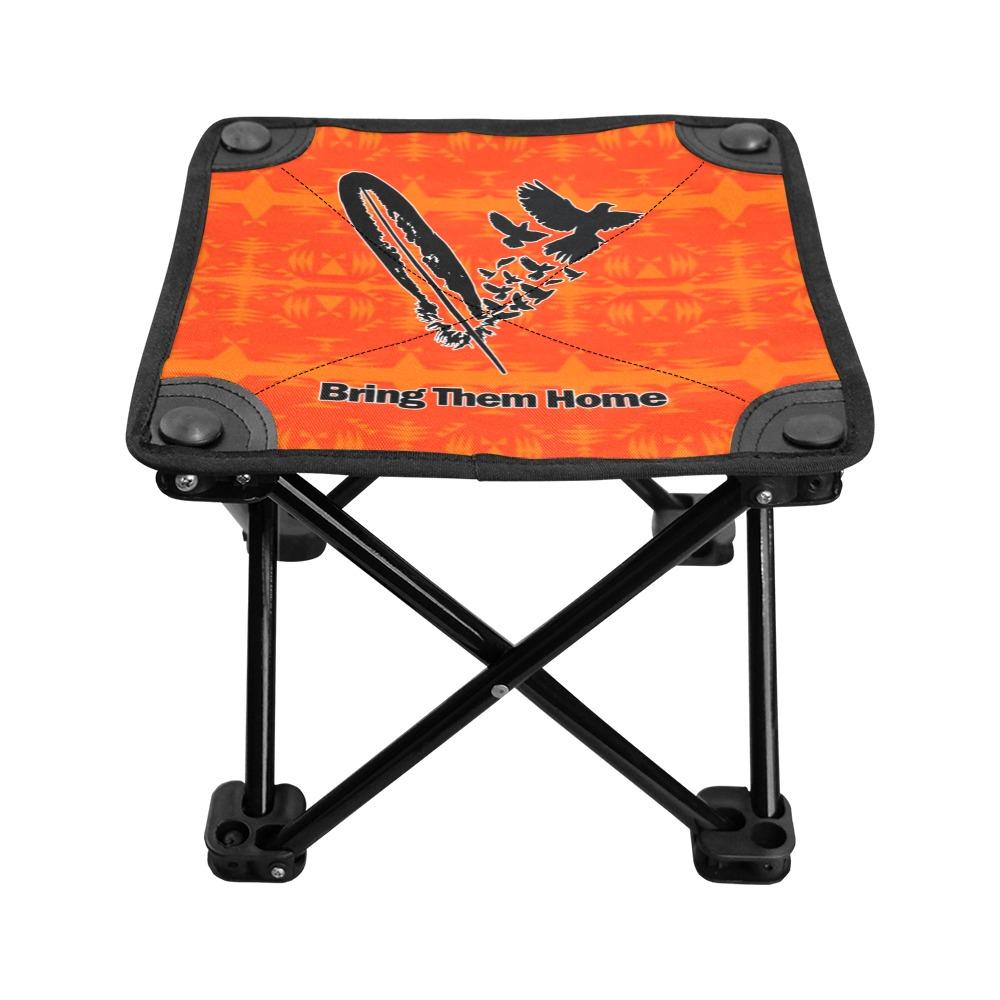 Between the Mountains Orange Bring Them Home Folding Fishing Stool Folding Fishing Stool e-joyer 