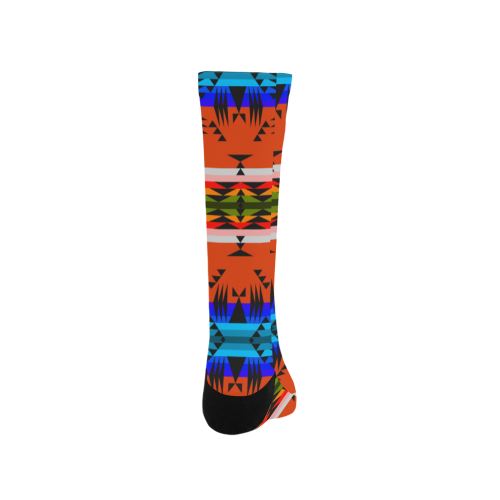 Between the Mountains Orange Trouser Socks Socks e-joyer 