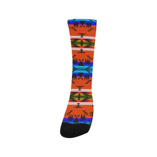 Between the Mountains Orange Trouser Socks Socks e-joyer 