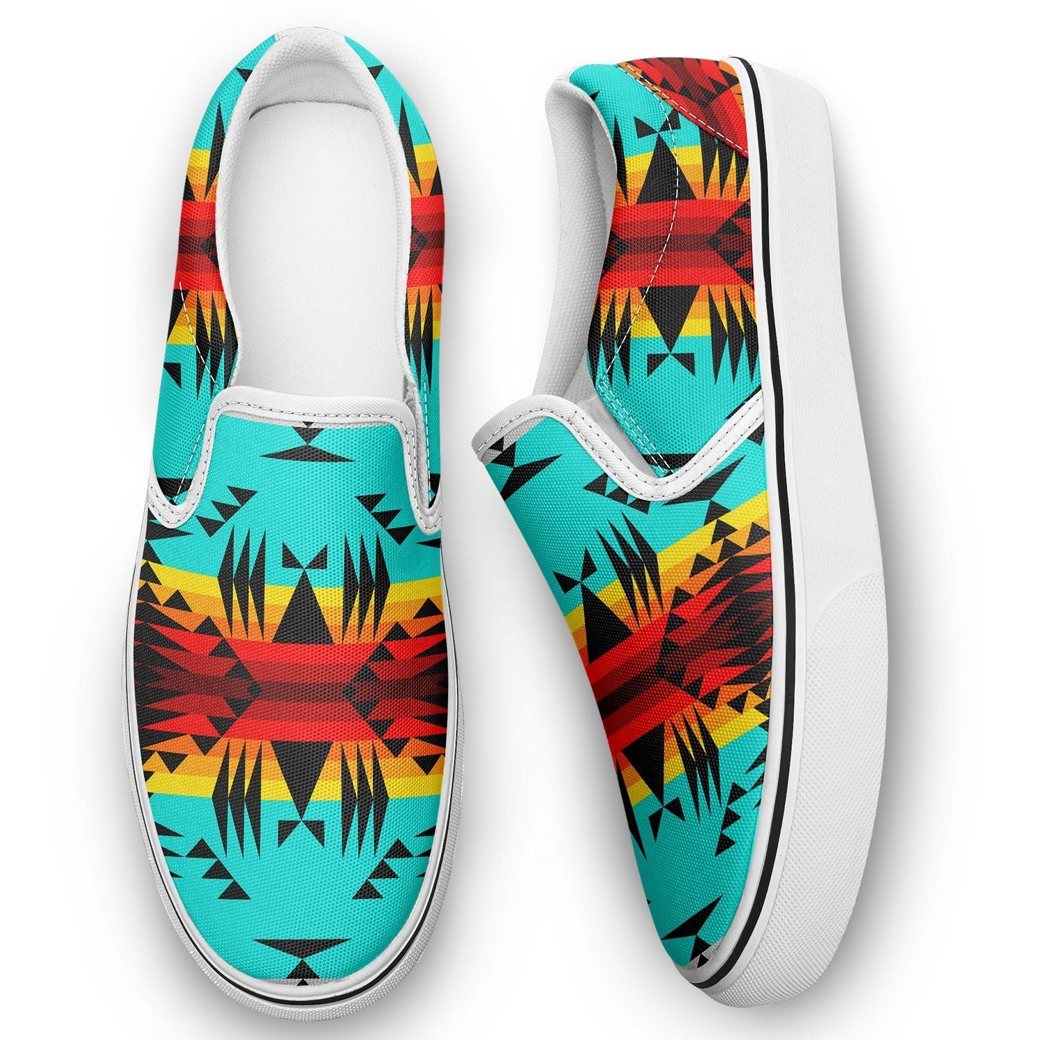Between the Mountains Otoyimm Kid's Canvas Slip On Shoes 49 Dzine 