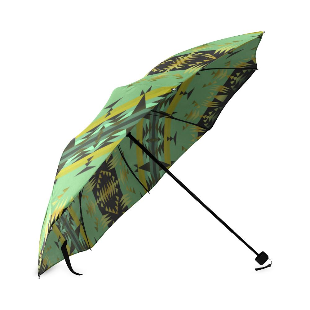 Between the Mountains Sage Foldable Umbrella Foldable Umbrella e-joyer 