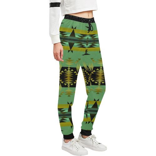 Between the Mountains Sage Women's All Over Print Sweatpants (Model L11) Women's All Over Print Sweatpants (L11) e-joyer 