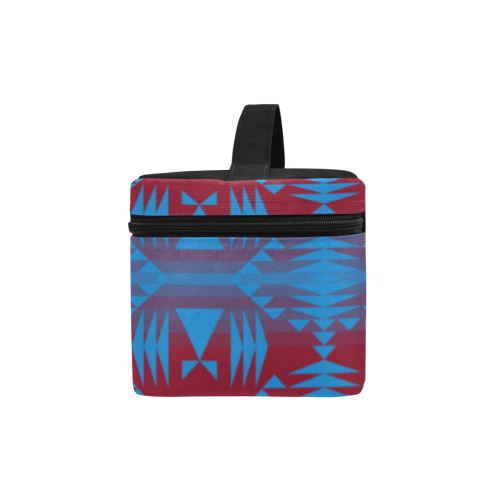 Between the Mountains Sierra Deep lake Cosmetic Bag/Large (Model 1658) Cosmetic Bag e-joyer 