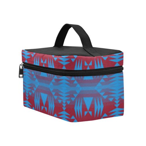 Between the Mountains Sierra Deep lake Cosmetic Bag/Large (Model 1658) Cosmetic Bag e-joyer 