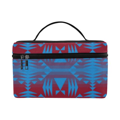 Between the Mountains Sierra Deep lake Cosmetic Bag/Large (Model 1658) Cosmetic Bag e-joyer 