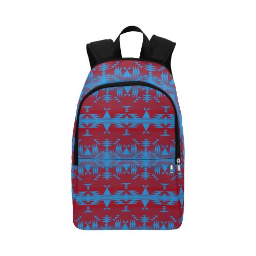 Between the Mountains Sierra Deep Lake Fabric Backpack for Adult (Model 1659) Casual Backpack for Adult (1659) e-joyer 