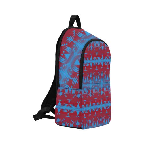 Between the Mountains Sierra Deep Lake Fabric Backpack for Adult (Model 1659) Casual Backpack for Adult (1659) e-joyer 