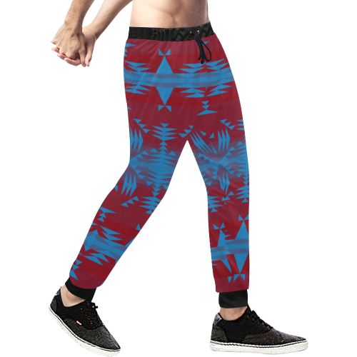 Between the Mountains Sierra Deep Lake Men's All Over Print Sweatpants (Model L11) Men's All Over Print Sweatpants (L11) e-joyer 