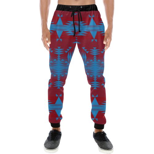 Between the Mountains Sierra Deep Lake Men's All Over Print Sweatpants (Model L11) Men's All Over Print Sweatpants (L11) e-joyer 