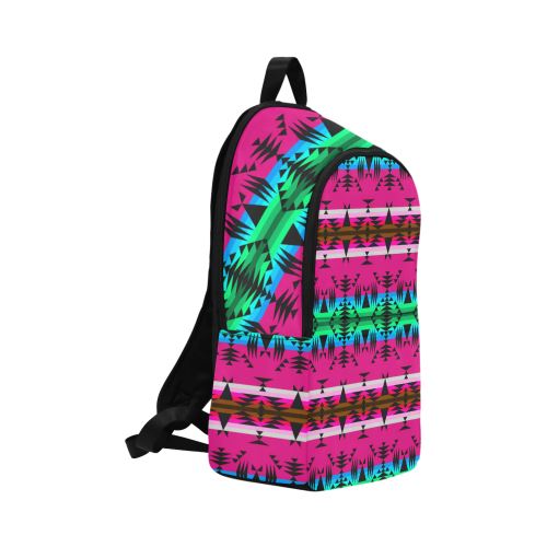 Between the Mountains Sunset Fabric Backpack for Adult (Model 1659) Casual Backpack for Adult (1659) e-joyer 