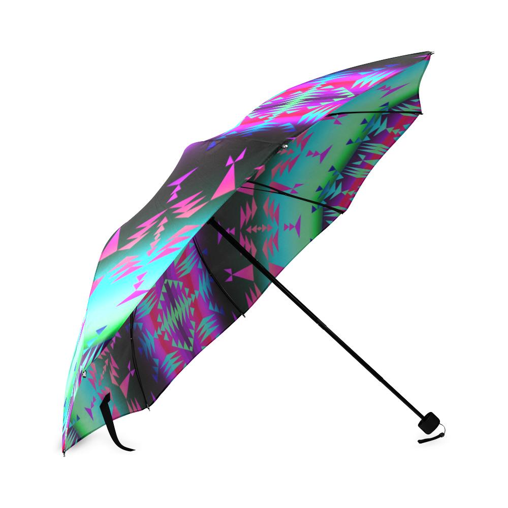 Between the Rocky Mountains Foldable Umbrella Foldable Umbrella e-joyer 