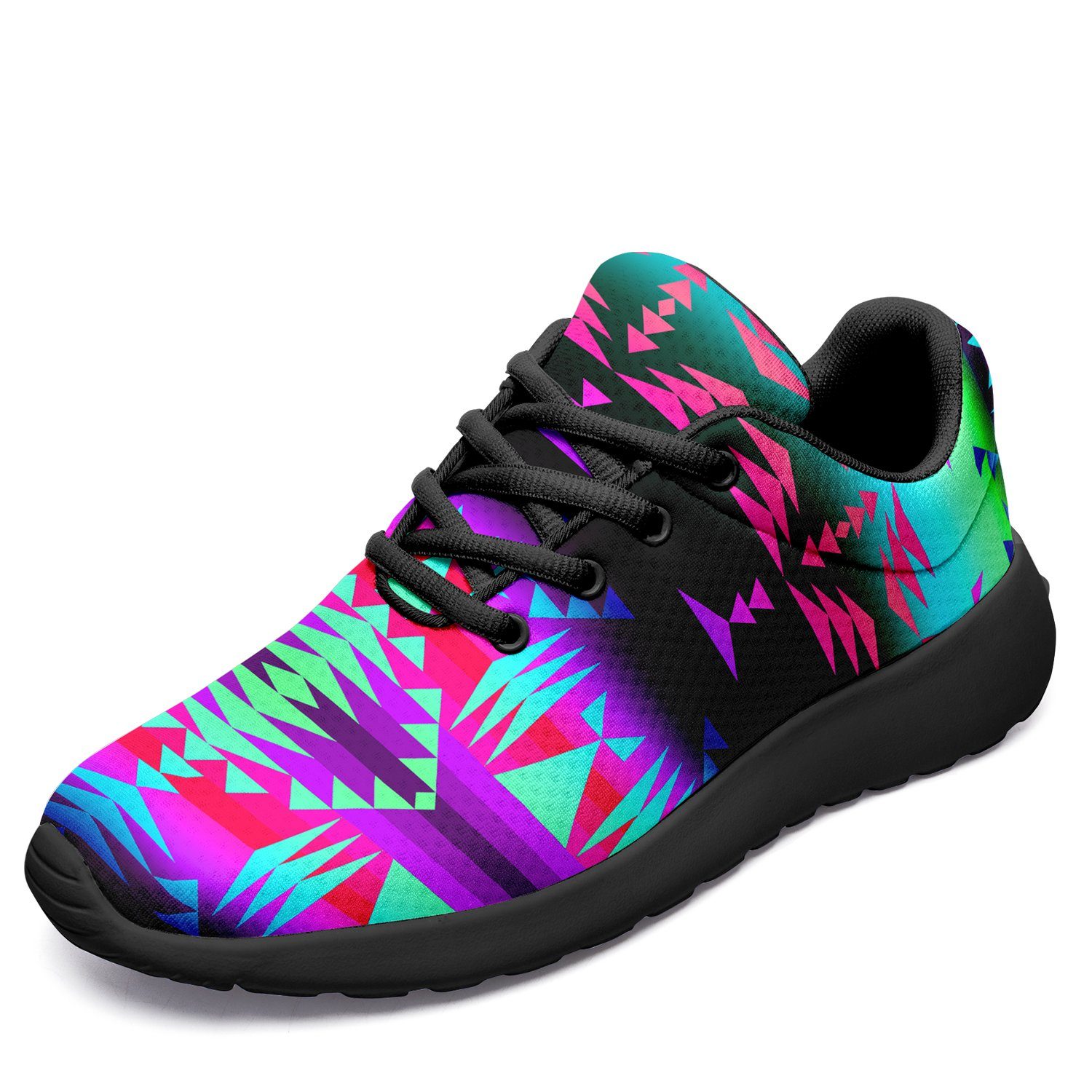 Between the Rocky Mountains Ikkaayi Sport Sneakers 49 Dzine US Women 4.5 / US Youth 3.5 / EUR 35 Black Sole 