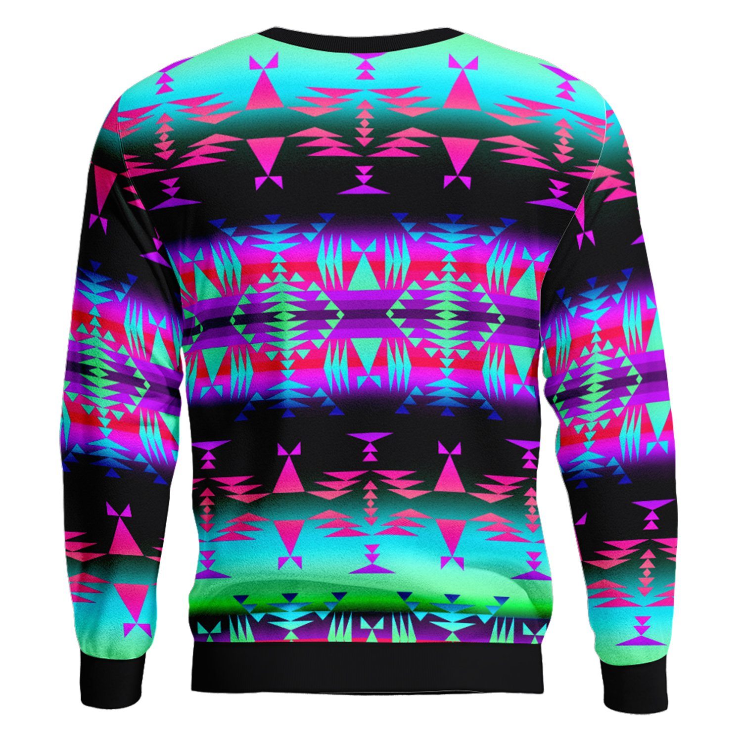 Between the Rocky Mountains Unisex Crewneck Long Sleeve Top 49 Dzine 