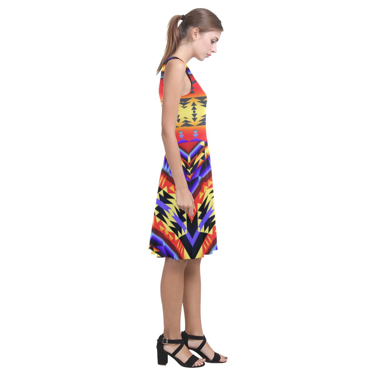 Between the San Juan Mountains Atalanta Casual Sundress(Model D04) Atalanta Sundress (D04) e-joyer 