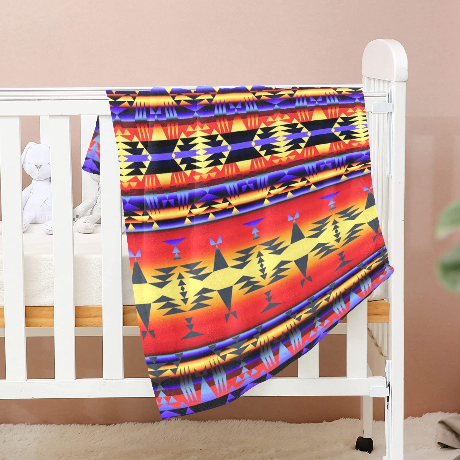 Between the San Juan Mountains Baby Blanket 30"x40" Baby Blanket 30"x40" e-joyer 