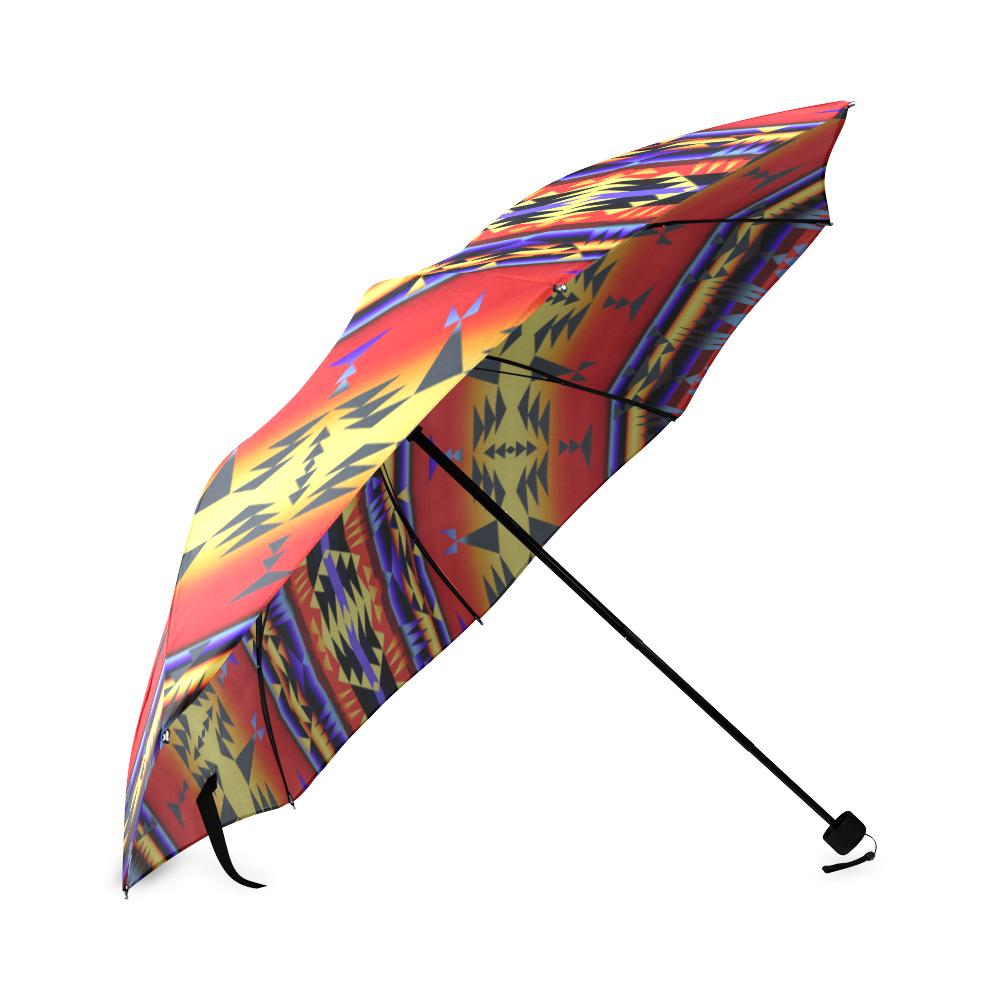 Between the San Juan Mountains Foldable Umbrella Foldable Umbrella e-joyer 