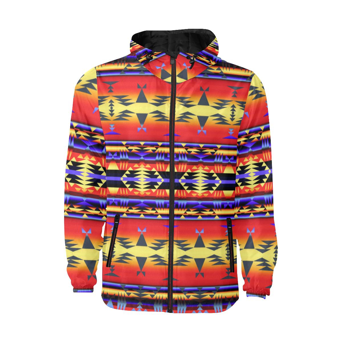Between the San Juan Mountains Unisex Quilted Coat All Over Print Quilted Windbreaker for Men (H35) e-joyer 