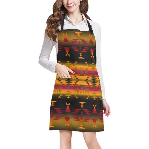 Between the Sierra Mountains All Over Print Apron All Over Print Apron e-joyer 