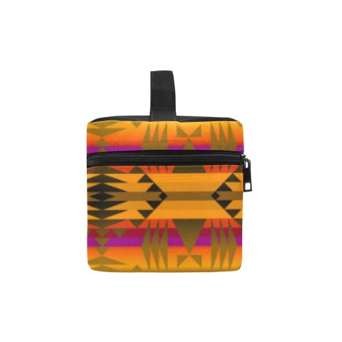 Between the Sierra Mountains Cosmetic Bag/Large (Model 1658) Cosmetic Bag e-joyer 