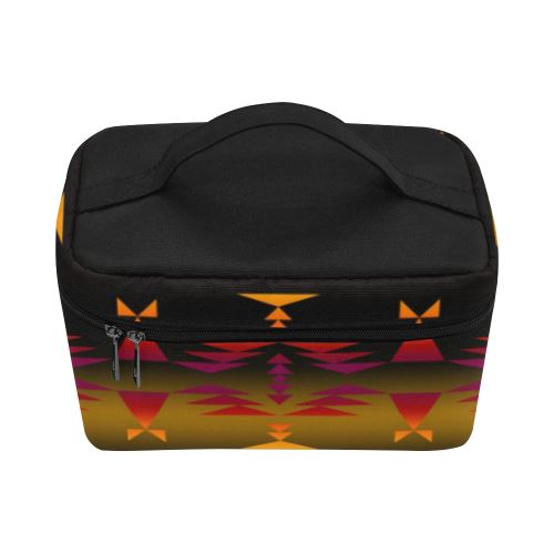 Between the Sierra Mountains Cosmetic Bag/Large (Model 1658) Cosmetic Bag e-joyer 