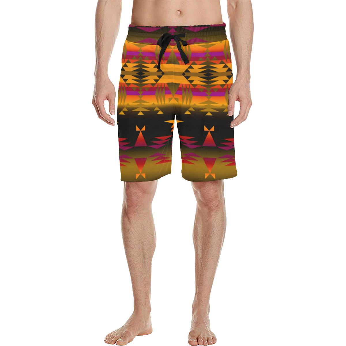 Between the Sierra Mountains Men's All Over Print Casual Shorts (Model L23) Men's Casual Shorts (L23) e-joyer 