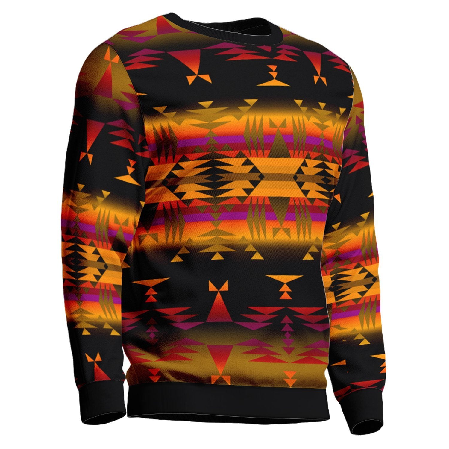 Between the Sierra Mountains Unisex Crewneck Long Sleeve Top 49 Dzine 