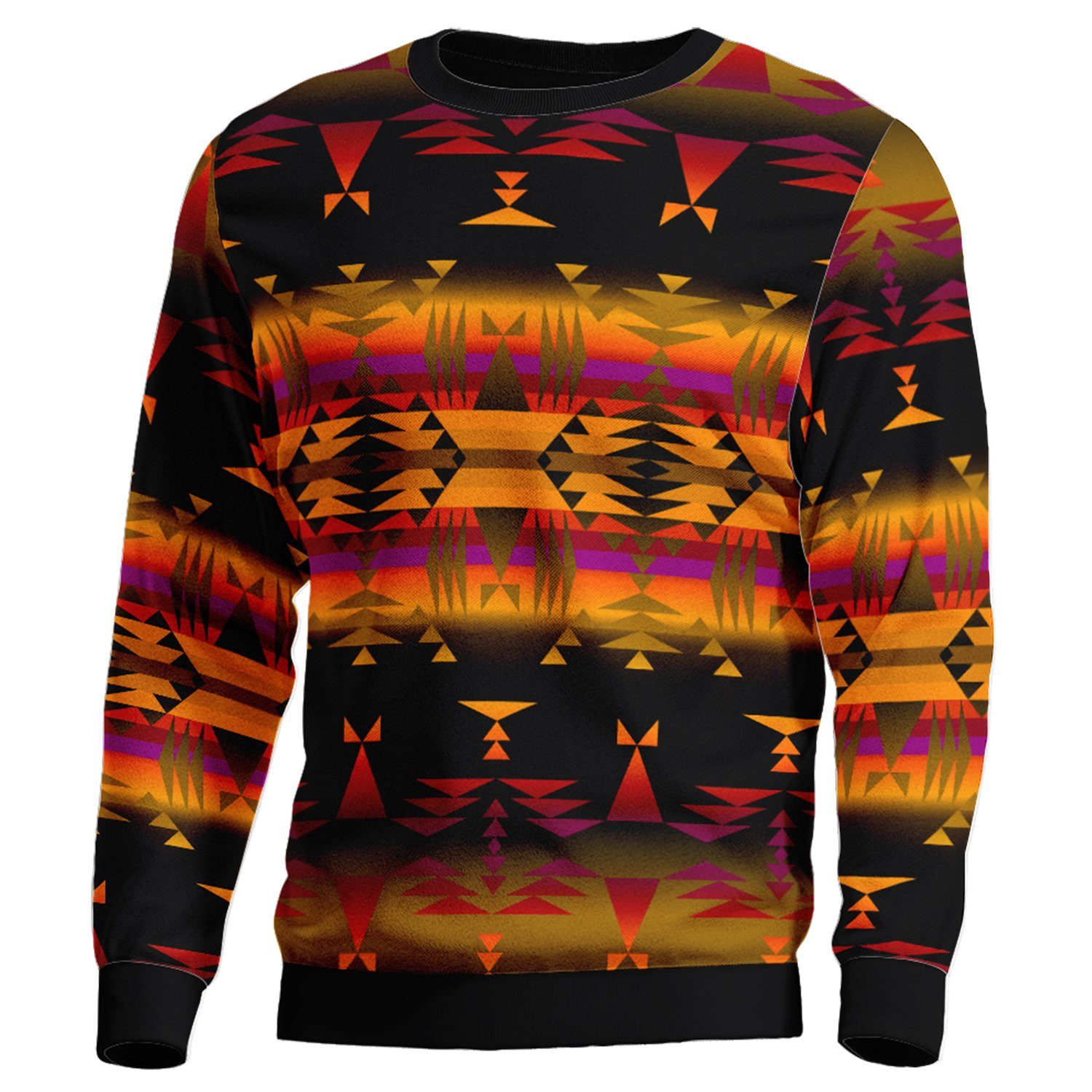 Between the Sierra Mountains Unisex Crewneck Long Sleeve Top 49 Dzine 