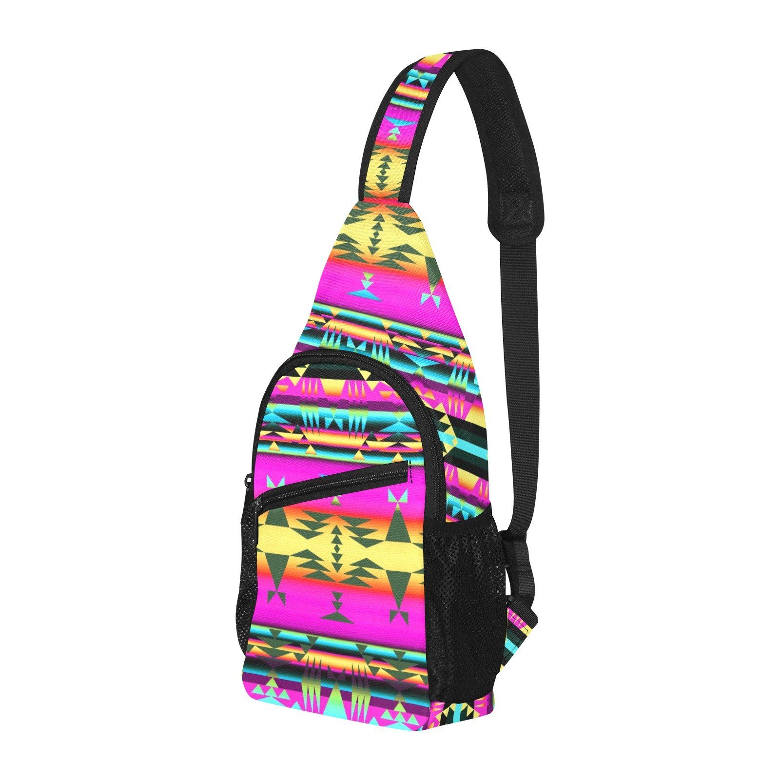 Between the Sunset Mountains All Over Print Chest Bag (Model 1719) All Over Print Chest Bag (1719) e-joyer 
