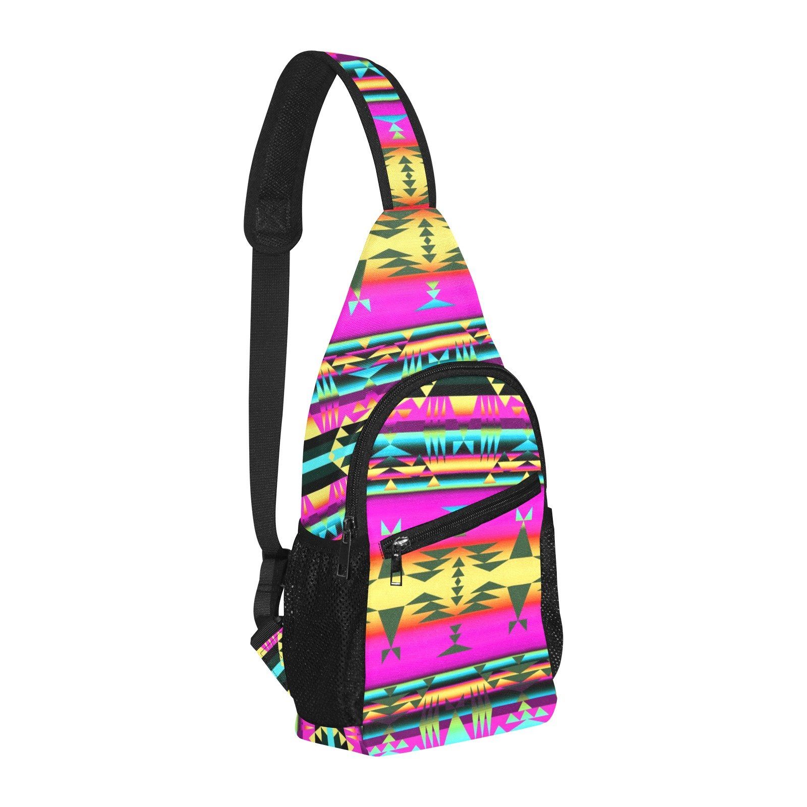 Between the Sunset Mountains All Over Print Chest Bag (Model 1719) All Over Print Chest Bag (1719) e-joyer 