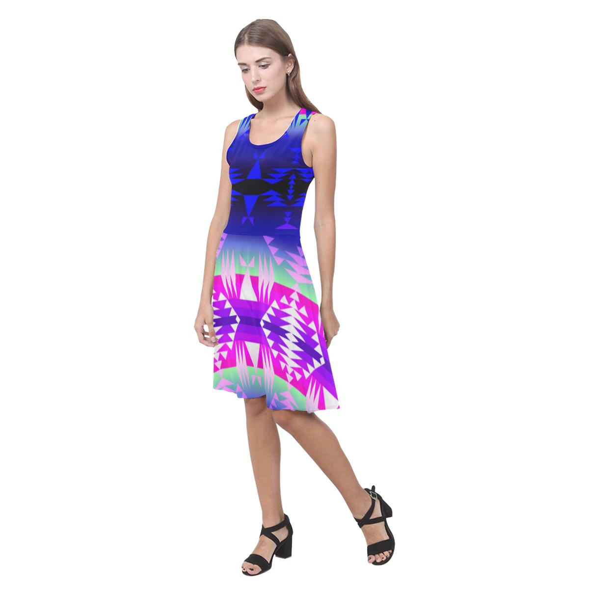 Between the Wasatch Mountains Atalanta Casual Sundress(Model D04) Atalanta Sundress (D04) e-joyer 