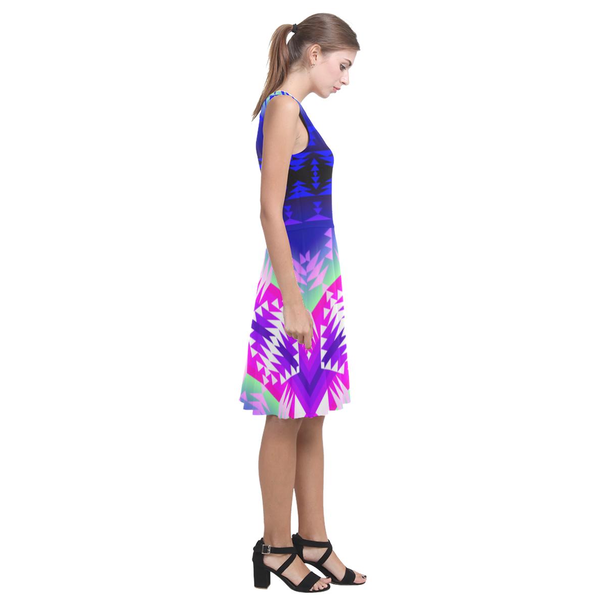 Between the Wasatch Mountains Atalanta Casual Sundress(Model D04) Atalanta Sundress (D04) e-joyer 