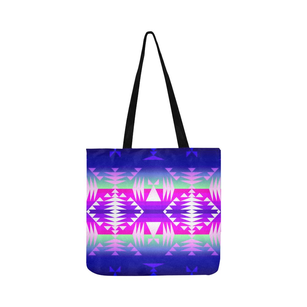 Between the Wasatch Mountains Reusable Shopping Bag Model 1660 (Two sides) Shopping Tote Bag (1660) e-joyer 