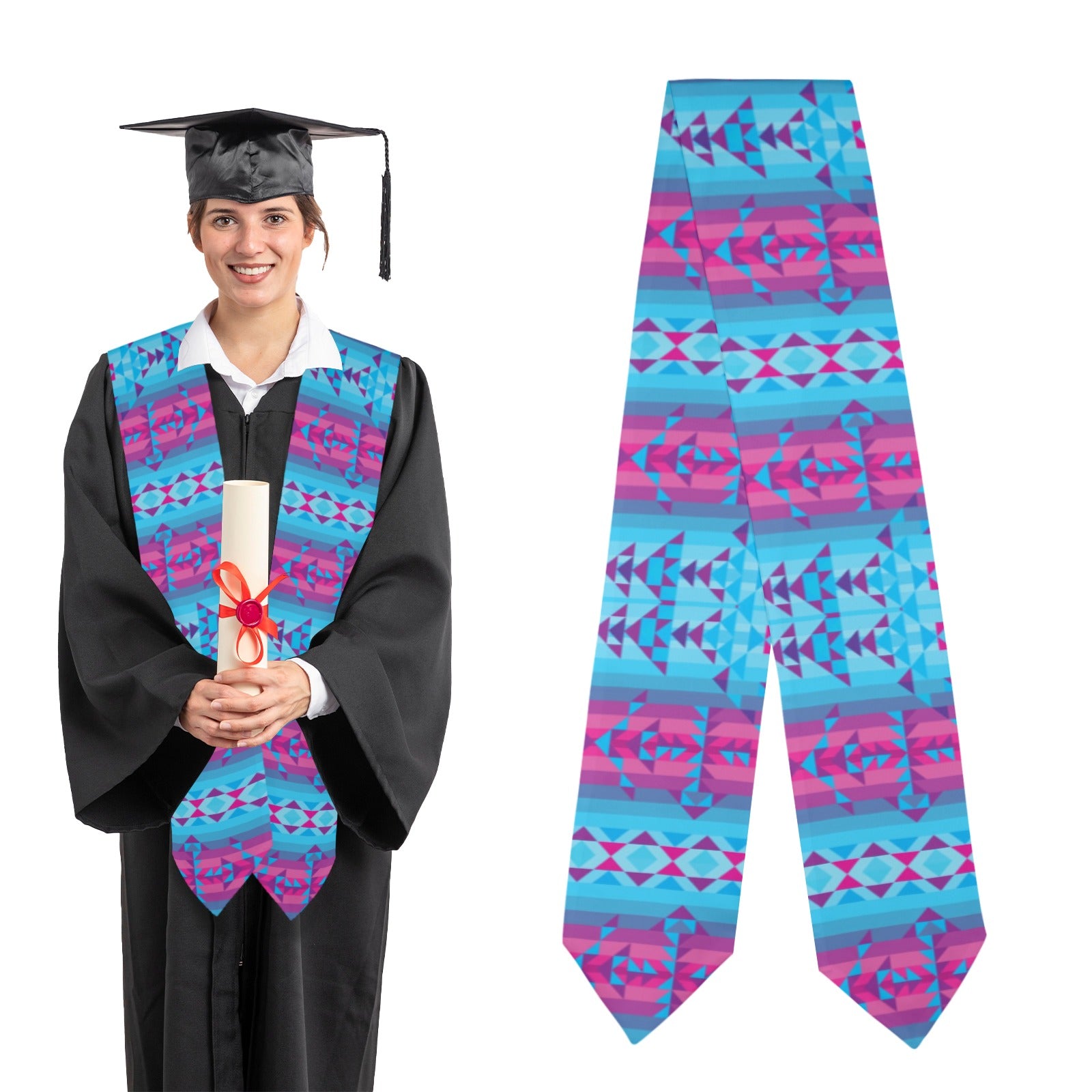 Cool Frost Graduation Stole