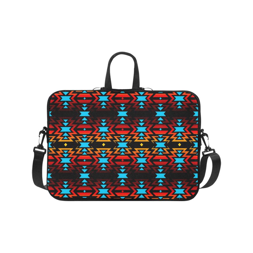 Big Pattern Fire Colors and Sky Laptop Handbags 17" Laptop Handbags 17&quot; e-joyer 