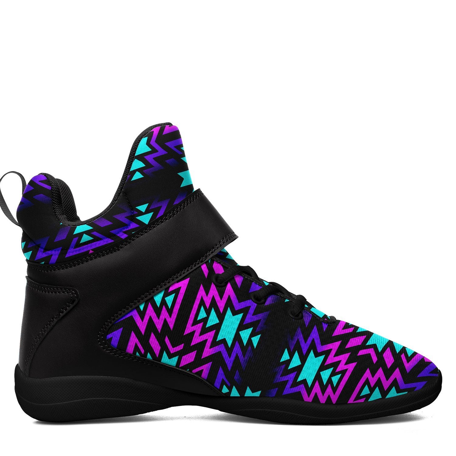 Black Fire Winter Sunset Ipottaa Basketball / Sport High Top Shoes 49 Dzine 