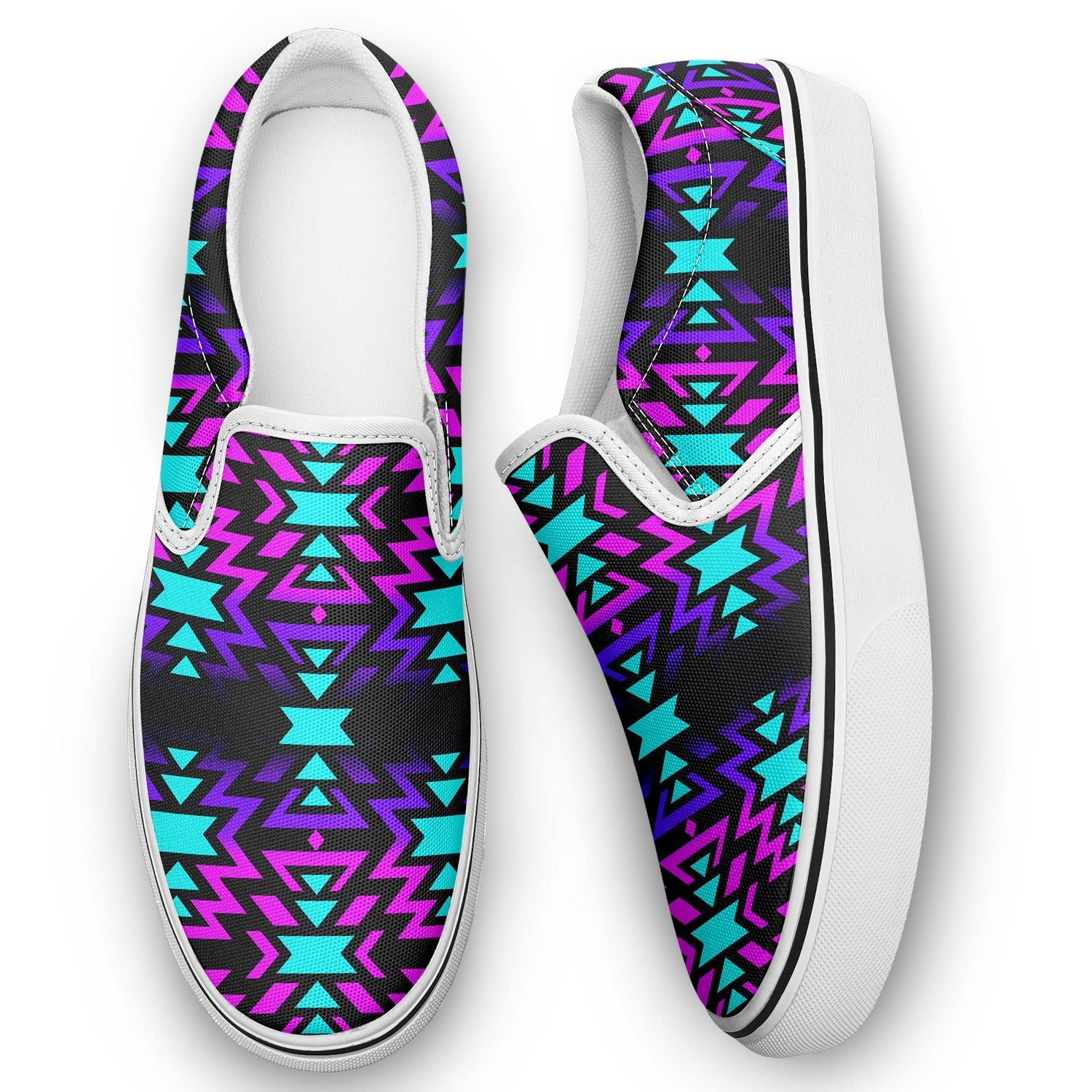 Black Fire Winter Sunset Otoyimm Canvas Slip On Shoes 49 Dzine 