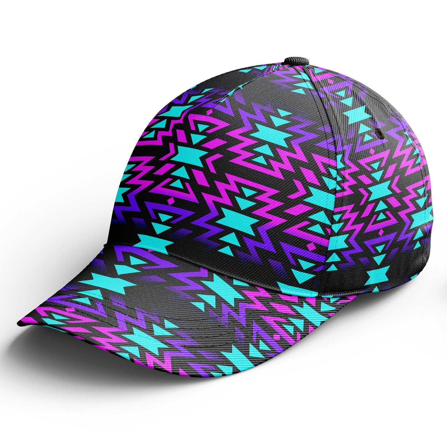 Black Fire Winter Sunset Snapback Hat hat Herman 