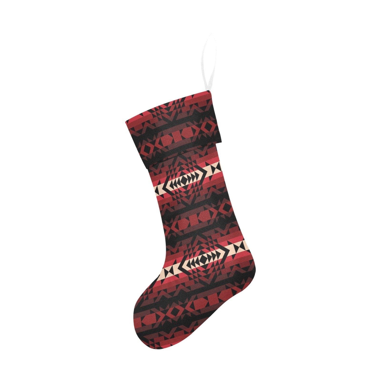 Black Rose Christmas Stocking holiday stocking e-joyer 