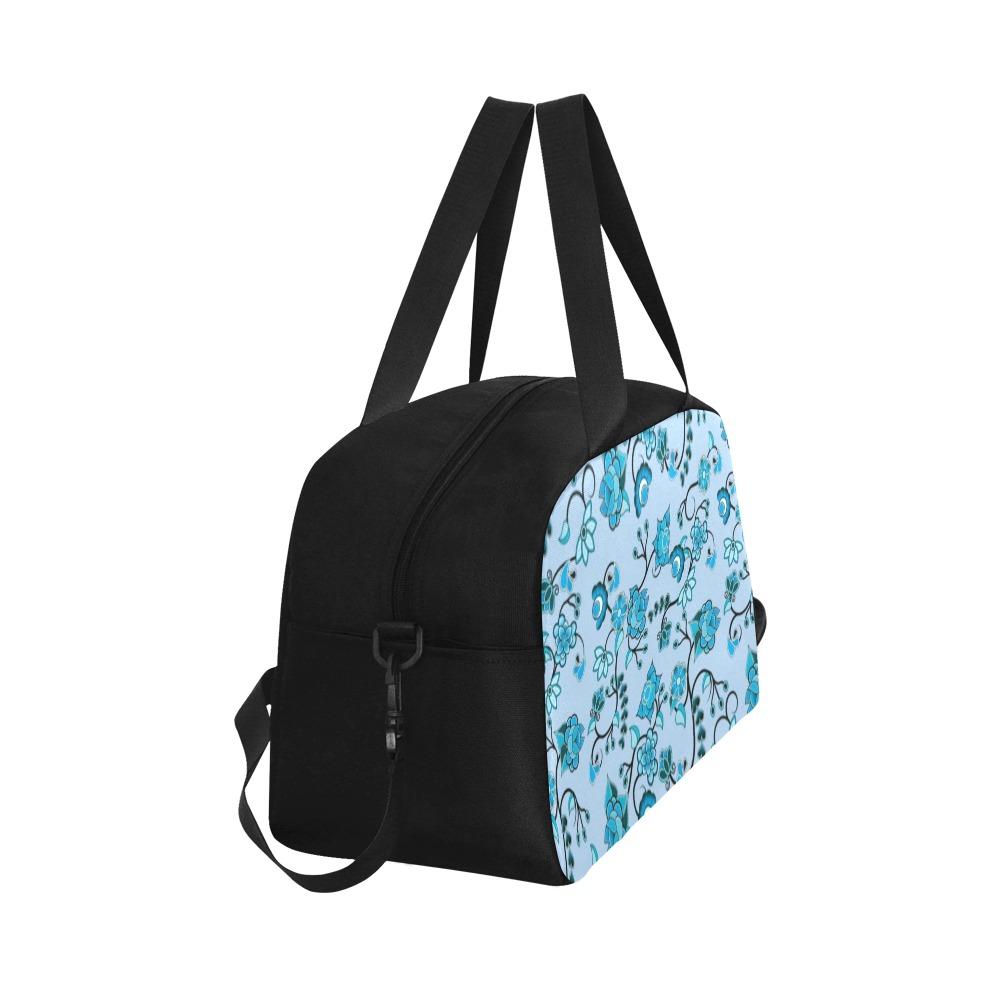 Blue Floral Amour Weekend Travel Bag (Model 1671) bag e-joyer 