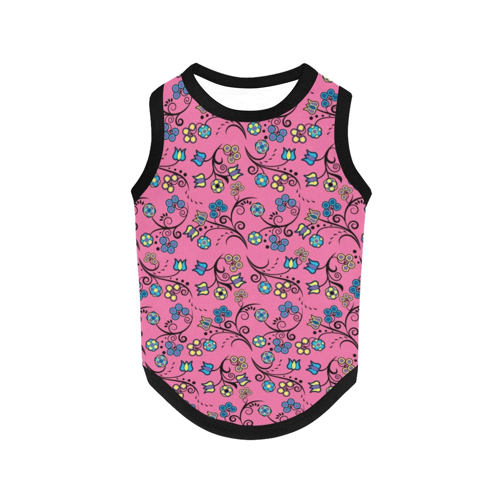 Blue Trio Bubblegum All Over Print Pet Tank Top Pet Tank Top e-joyer 